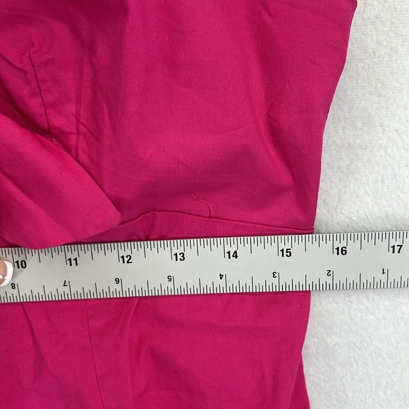 Lush Maxi Dress Sz L Fushia Spaghetti Straps
Front Tie/Bow Side Slit Like New - Picture 8 of 8